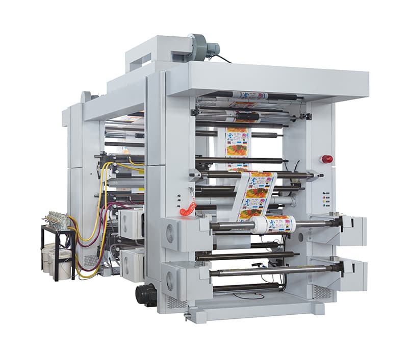 Μηχανή εκτύπωσης Flexo 6 ​​Χρώμα